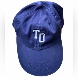 PEACE COLLECTIVE Toronto TO Blue Baseball Cap Hat Unisex Adult One Size Cotton